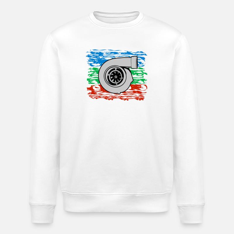 Turbolader - Stanley/Stella Unisex Bio-Sweatshirt ROLLER - Weiß