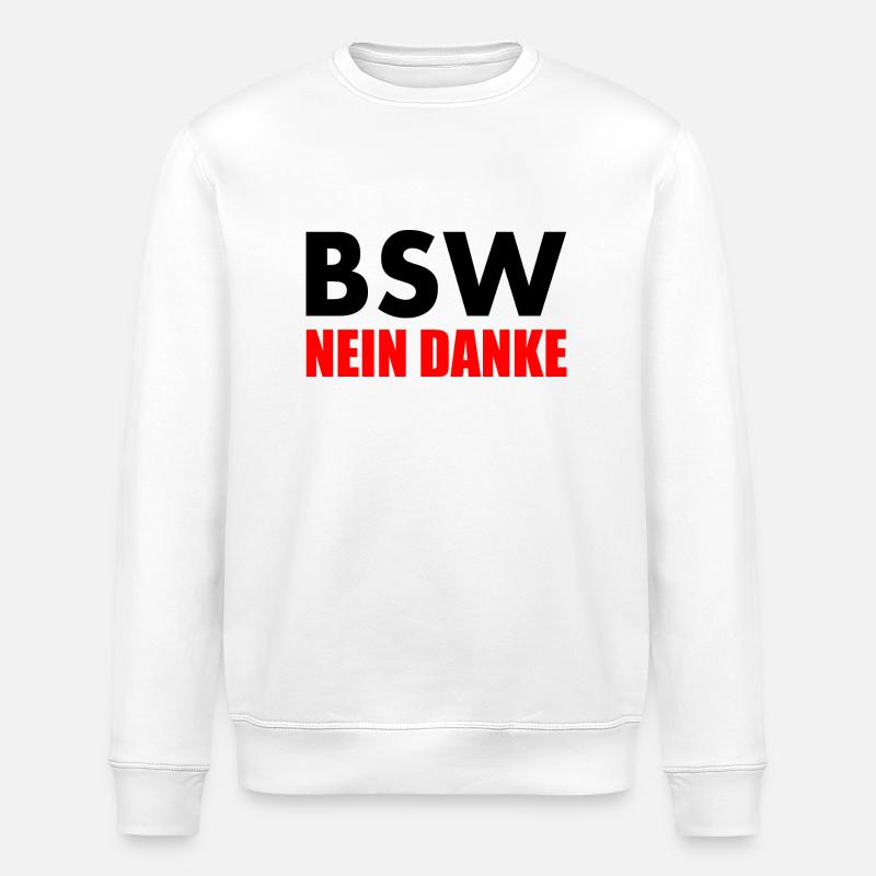 Bsw nein danke - Stanley/Stella Unisex Bio-Sweatshirt ROLLER - Weiß