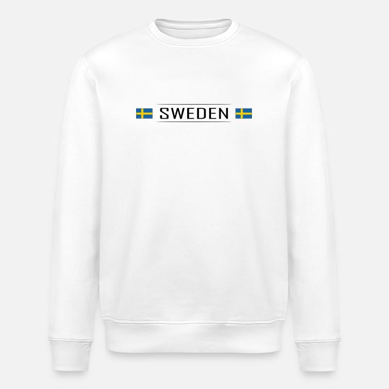 Suède Pays Suède Scandinavie Vacances - Sweat bio ROLLER Stanley/Stella Unisexe - blanc