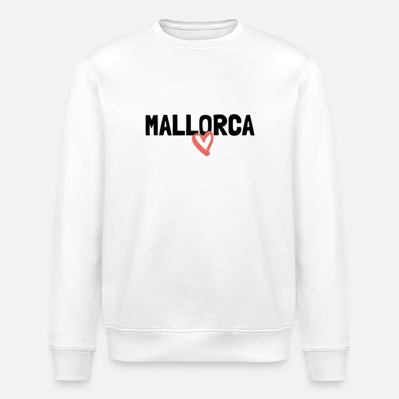 Mallorca - Stanley/Stella Unisex Bio-Sweatshirt ROLLER - Weiß