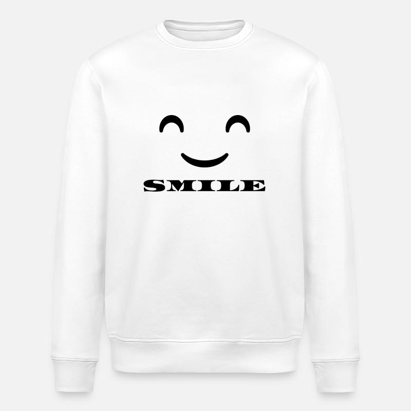 Smile - Stanley/Stella Unisex Bio-Sweatshirt ROLLER - Weiß