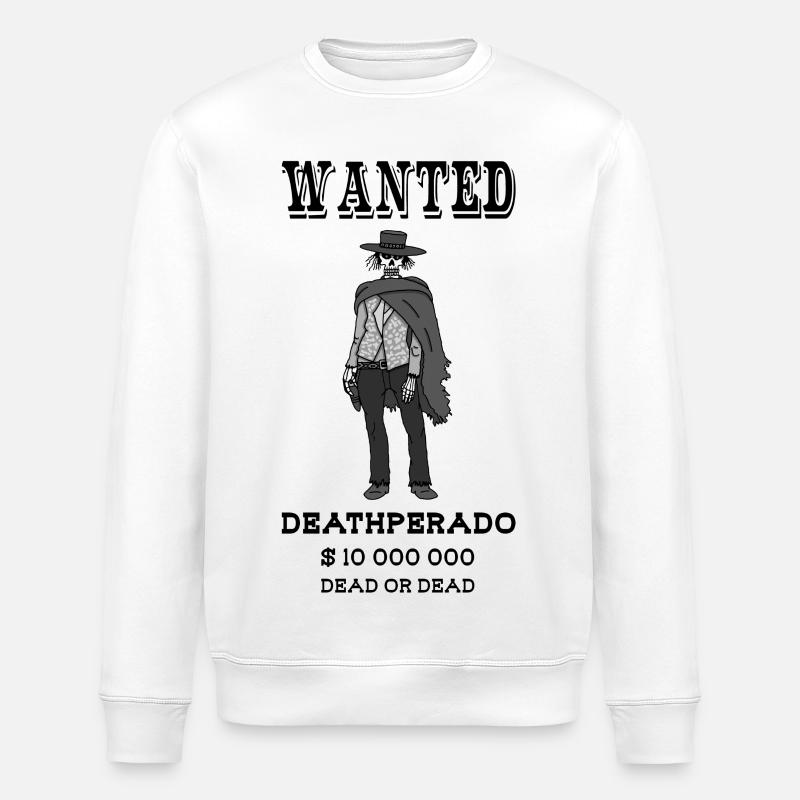 Cowboy de l'enfer - Sweat bio ROLLER Stanley/Stella Unisexe - blanc