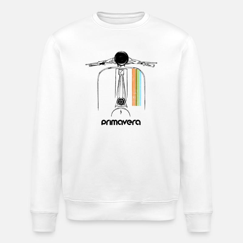 Motorroller Roller Primavera - Stanley/Stella Unisex Bio-Sweatshirt ROLLER - Weiß