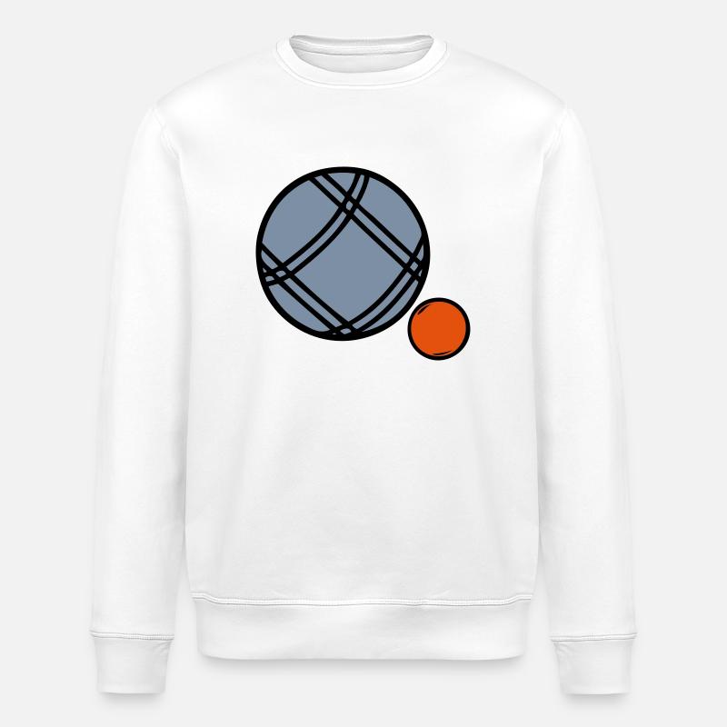petanque boule sport17 - Sweat bio ROLLER Stanley/Stella Unisexe - blanc