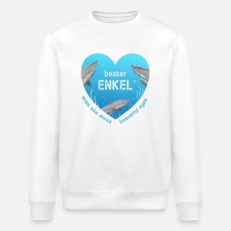 bester Enkel - Stanley/Stella Unisex Bio-Sweatshirt ROLLER - Weiß