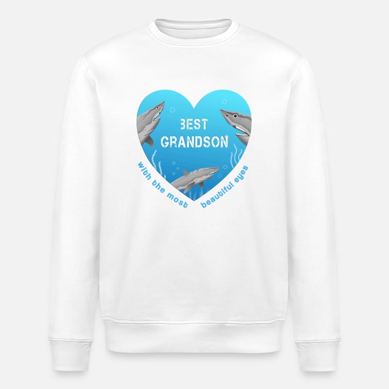 best grandson - Stanley/Stella Unisex Bio-Sweatshirt ROLLER - Weiß