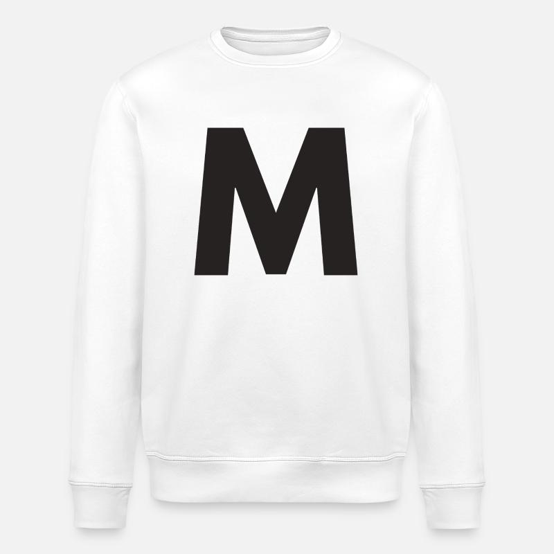 M - Stanley/Stella ROLLER Unisex Organic Sweatshirt - white