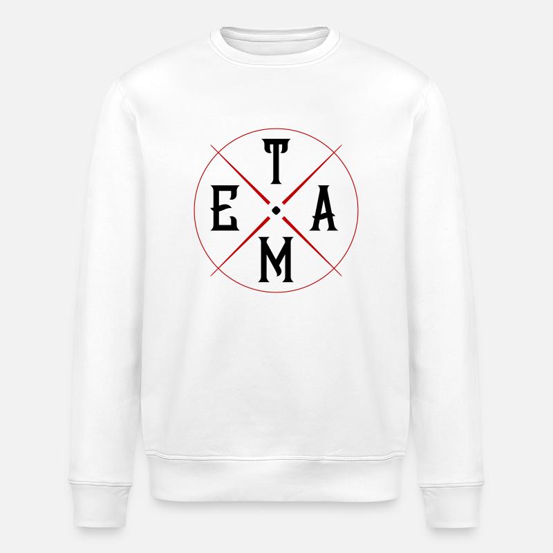Team Kreis - Stanley/Stella Unisex Bio-Sweatshirt ROLLER - Weiß
