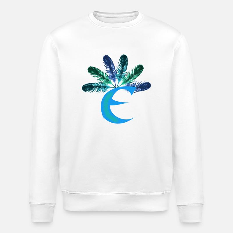 6 federn e - Stanley/Stella Unisex Bio-Sweatshirt ROLLER - Weiß