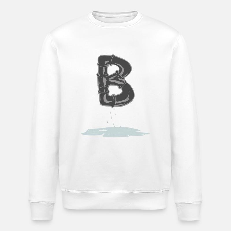 rohr b - Stanley/Stella Unisex Bio-Sweatshirt ROLLER - Weiß