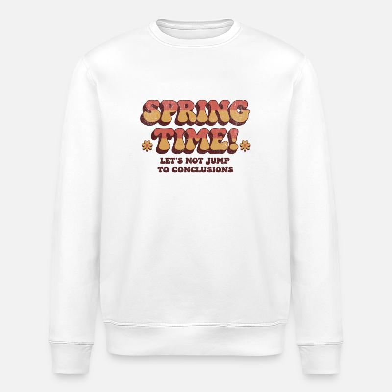 Printemps - Sweat bio ROLLER Stanley/Stella Unisexe - blanc