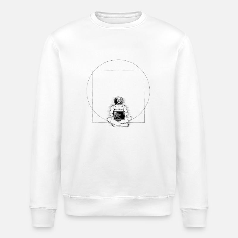 Nerd - Stanley/Stella Unisex Bio-Sweatshirt ROLLER - Weiß