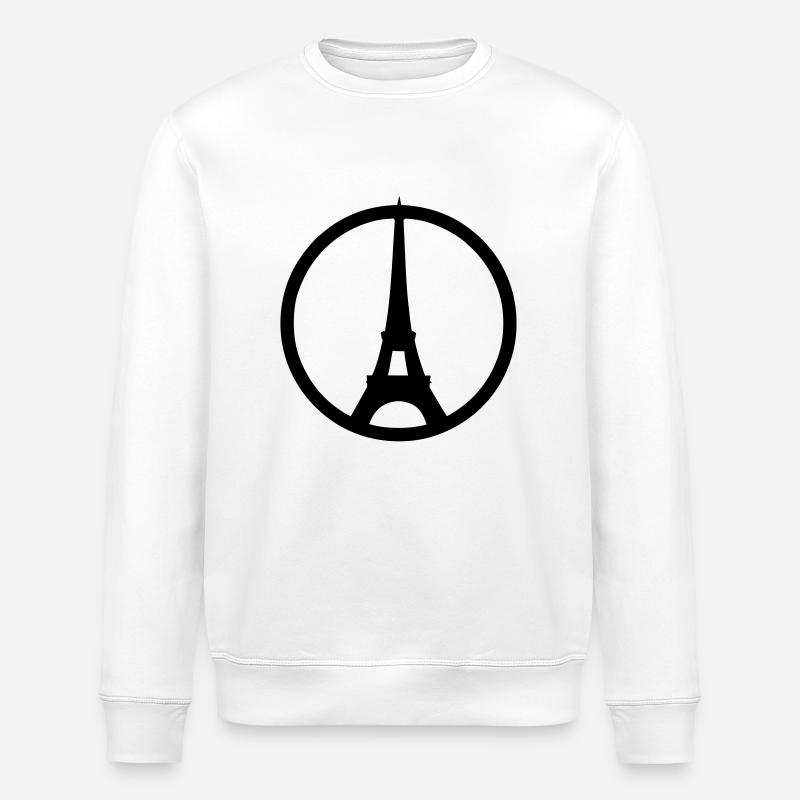 Paris - Stanley/Stella Unisex Bio-Sweatshirt ROLLER - Weiß