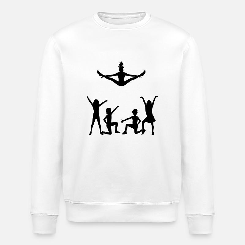 Eine Gruppe von Anfeuerer - Stanley/Stella Unisex Bio-Sweatshirt ROLLER - Weiß