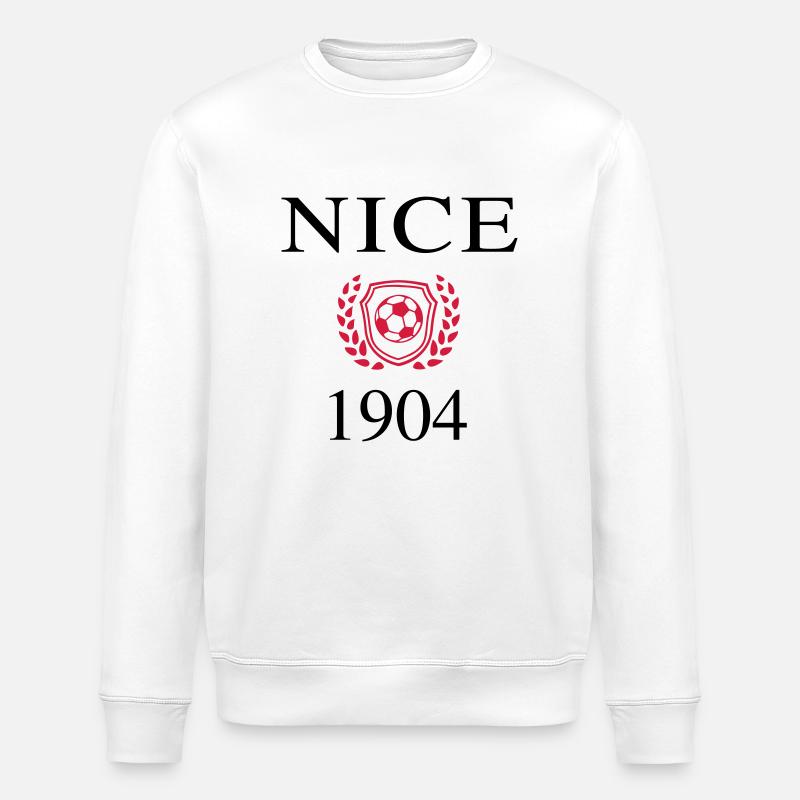 Nizza Origin 1904 - Stanley/Stella Unisex Bio-Sweatshirt ROLLER - Weiß