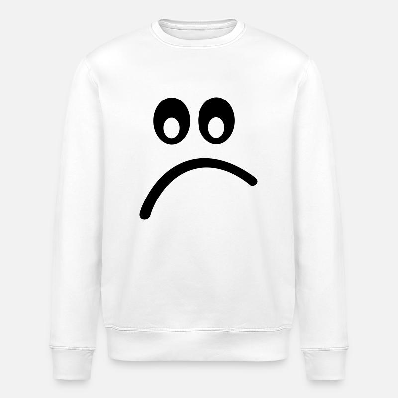 Smiley - Stanley/Stella Unisex Bio-Sweatshirt ROLLER - Weiß