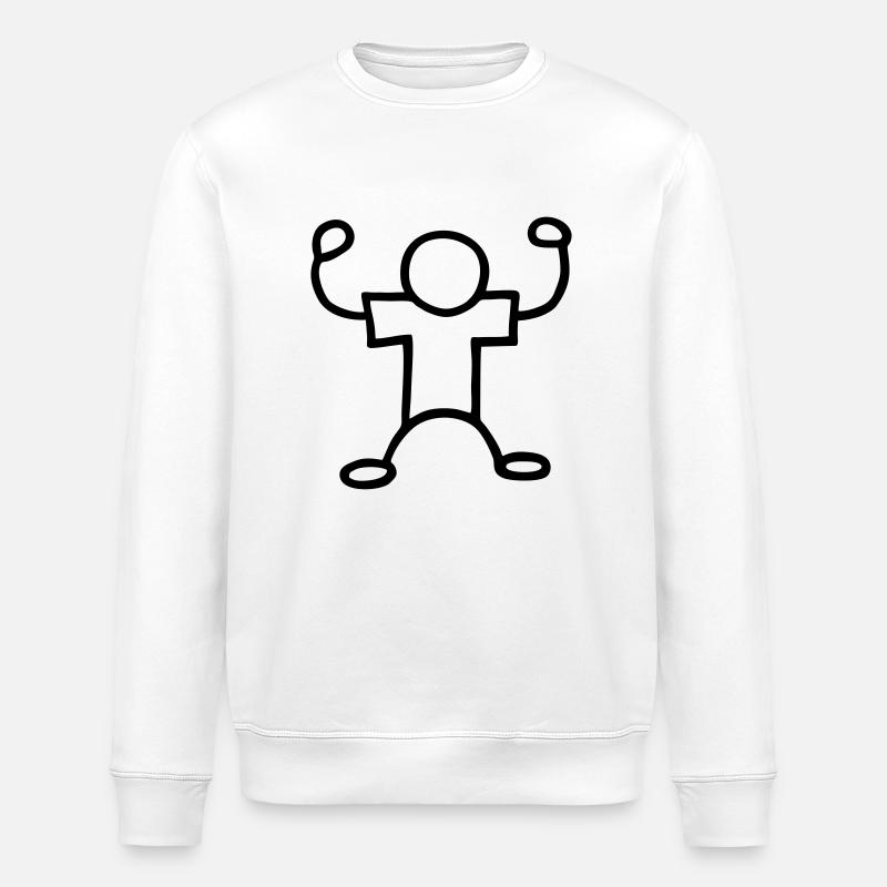 Muckis - Stanley/Stella ROLLER Unisex Organic Sweatshirt - white