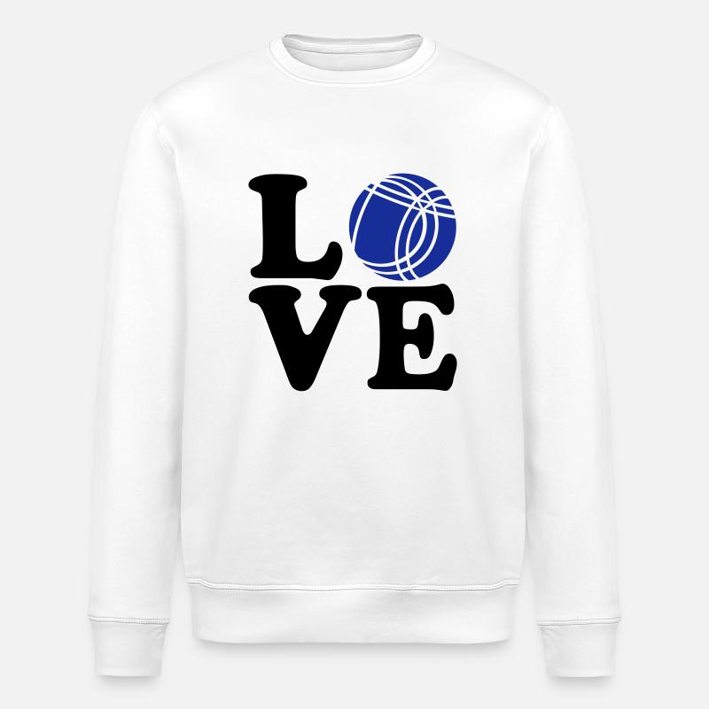 Boule - Stanley/Stella Unisex Bio-Sweatshirt ROLLER - Weiß