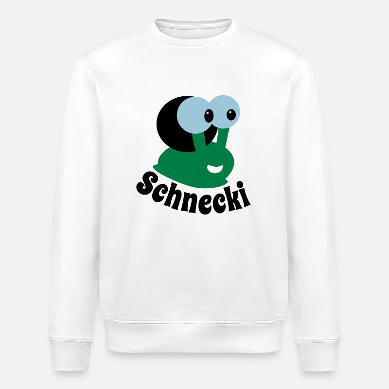Schnecki - Stanley/Stella Unisex Bio-Sweatshirt ROLLER - Weiß