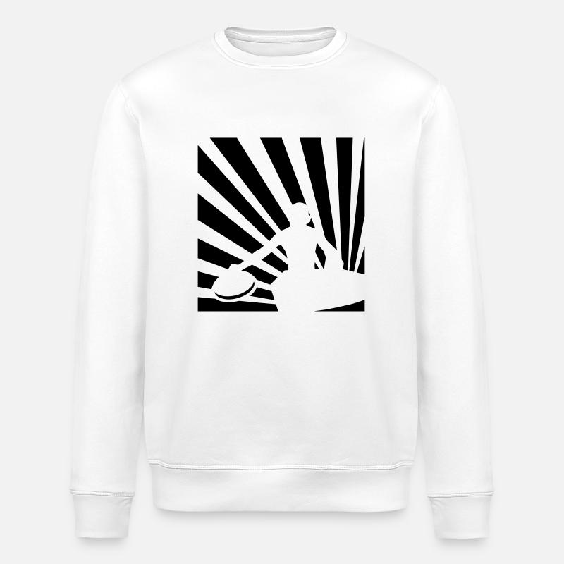 DeeJay - Sweat bio ROLLER Stanley/Stella Unisexe - blanc