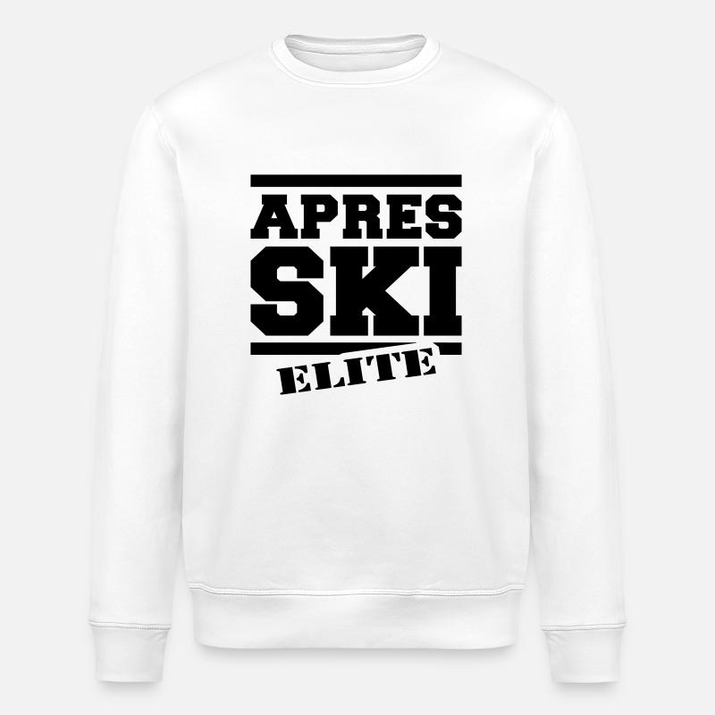 apres ski élite - Sweat bio ROLLER Stanley/Stella Unisexe - blanc