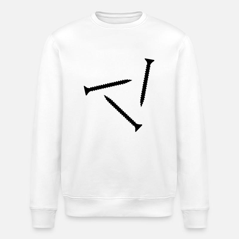 Vis - Sweat bio ROLLER Stanley/Stella Unisexe - blanc