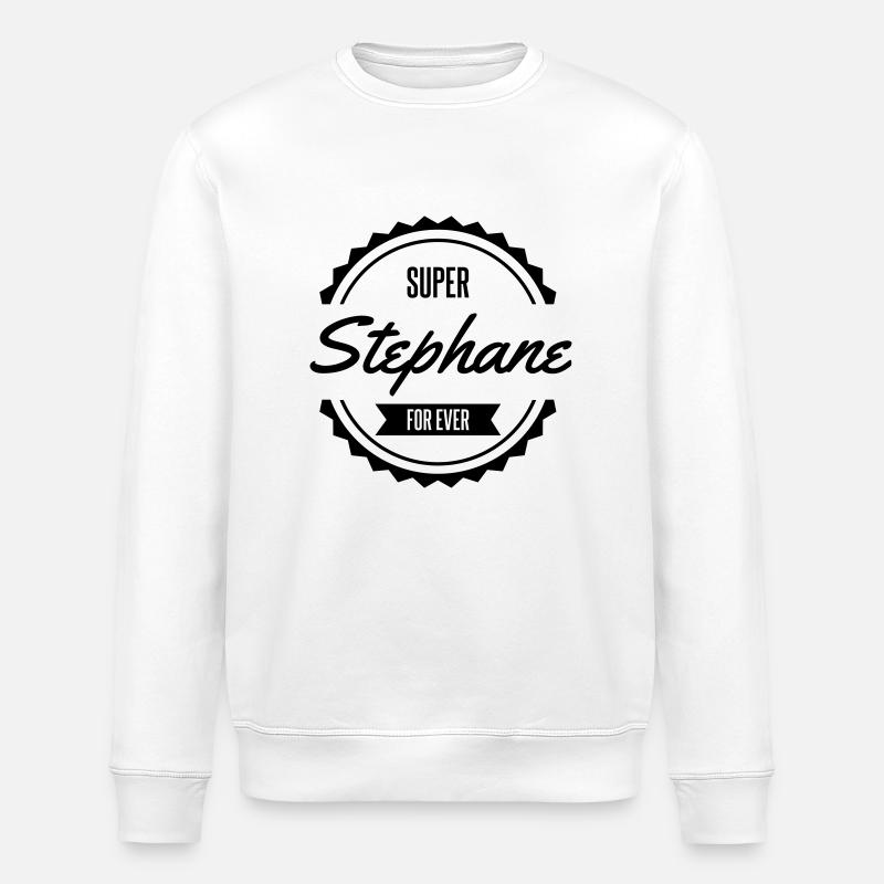super stephane - Stanley/Stella ROLLER Unisex Organic Sweatshirt - white
