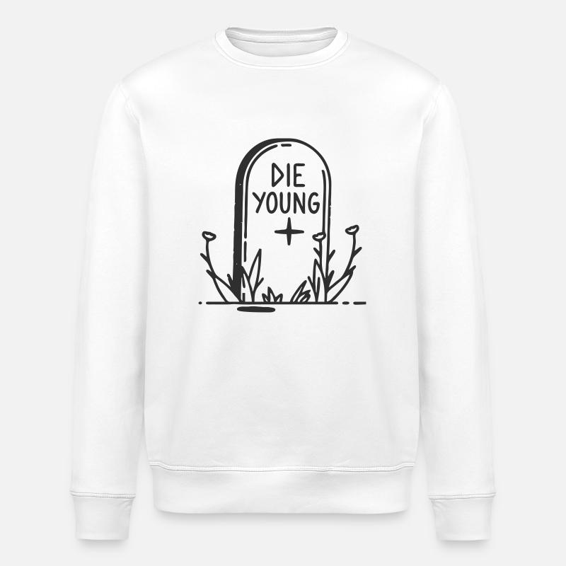 DiE YouNG - Sweat bio ROLLER Stanley/Stella Unisexe - blanc