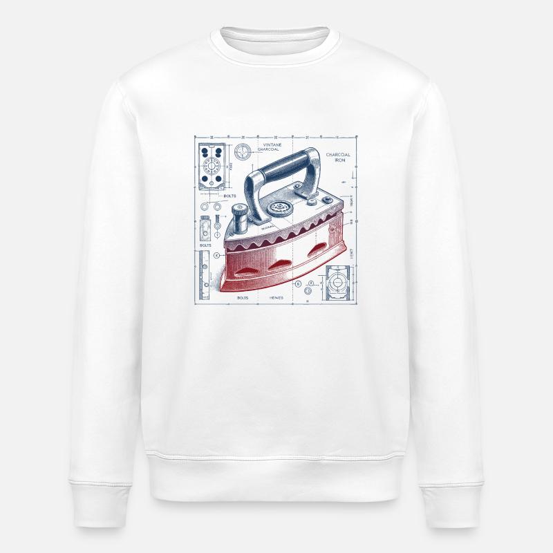 Iron - Stanley/Stella ROLLER Unisex Organic Sweatshirt - white
