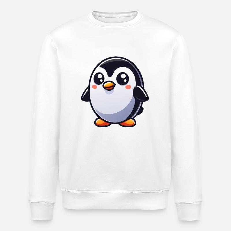Pinguin - Stanley/Stella Unisex Bio-Sweatshirt ROLLER - Weiß