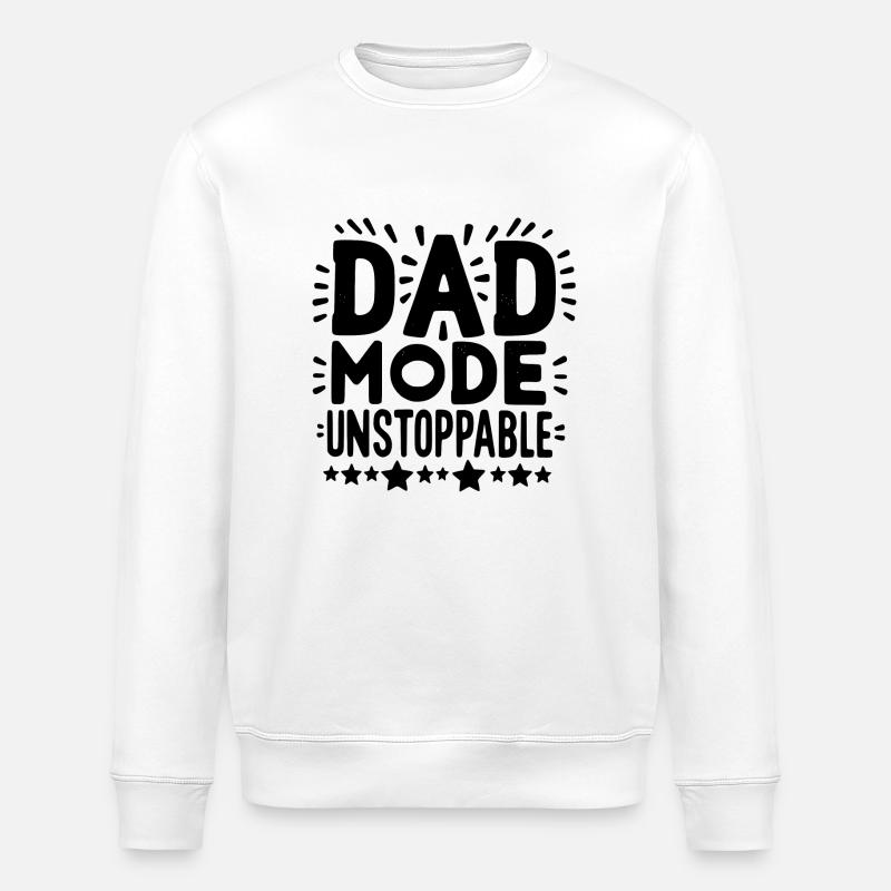 Mode papa imparable - Sweat bio ROLLER Stanley/Stella Unisexe - blanc