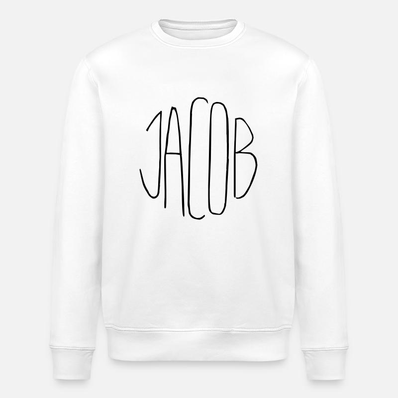 Jacob - Stanley/Stella ROLLER Unisex Organic Sweatshirt - white