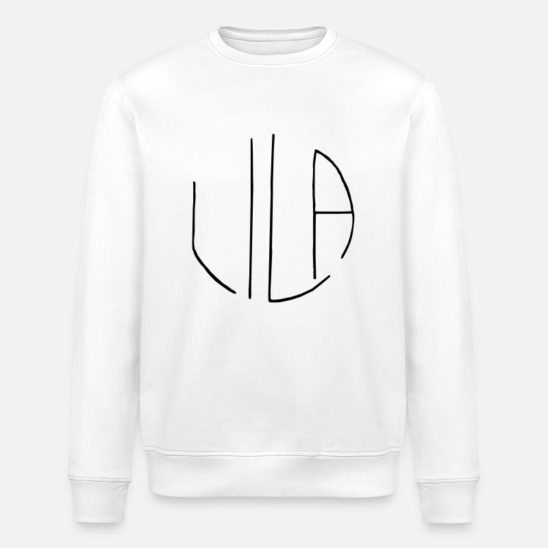 Lila - Stanley/Stella Unisex Bio-Sweatshirt ROLLER - Weiß