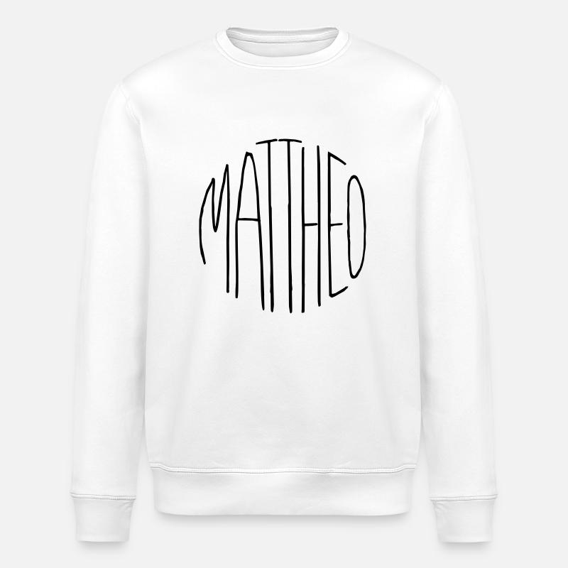 Mattheo - Stanley/Stella Unisex Bio-Sweatshirt ROLLER - Weiß