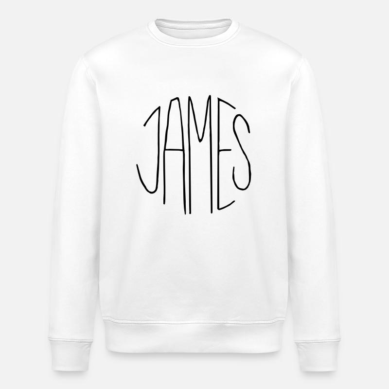 James - Stanley/Stella Unisex Bio-Sweatshirt ROLLER - Weiß