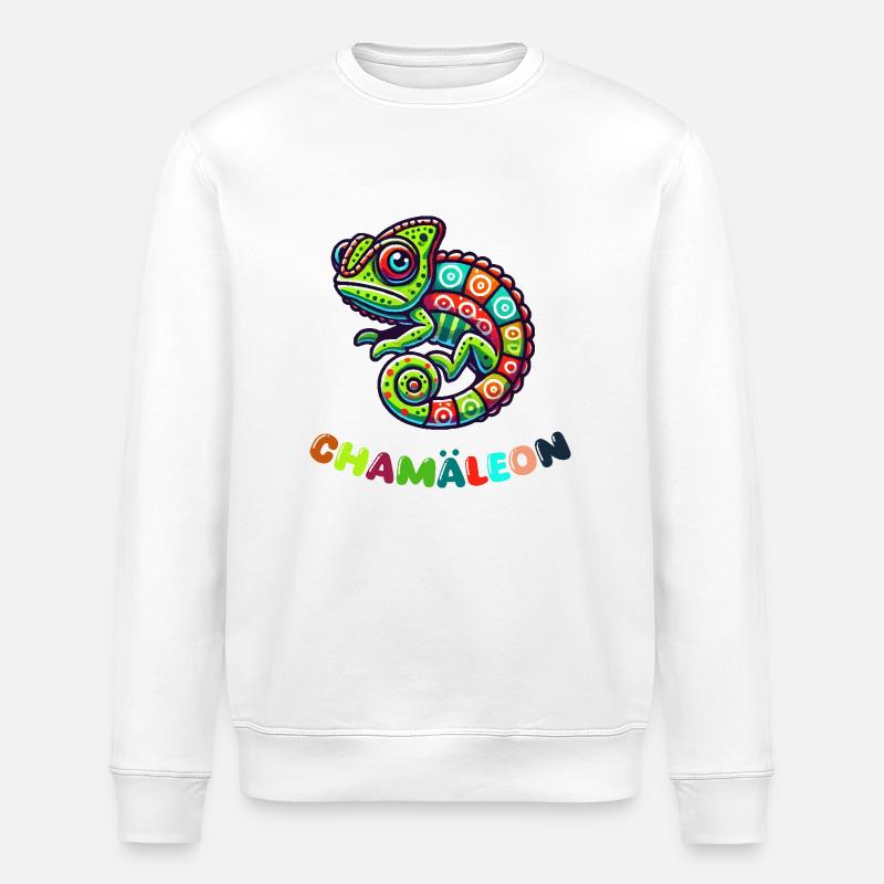 Caméléon - Sweat bio ROLLER Stanley/Stella Unisexe - blanc