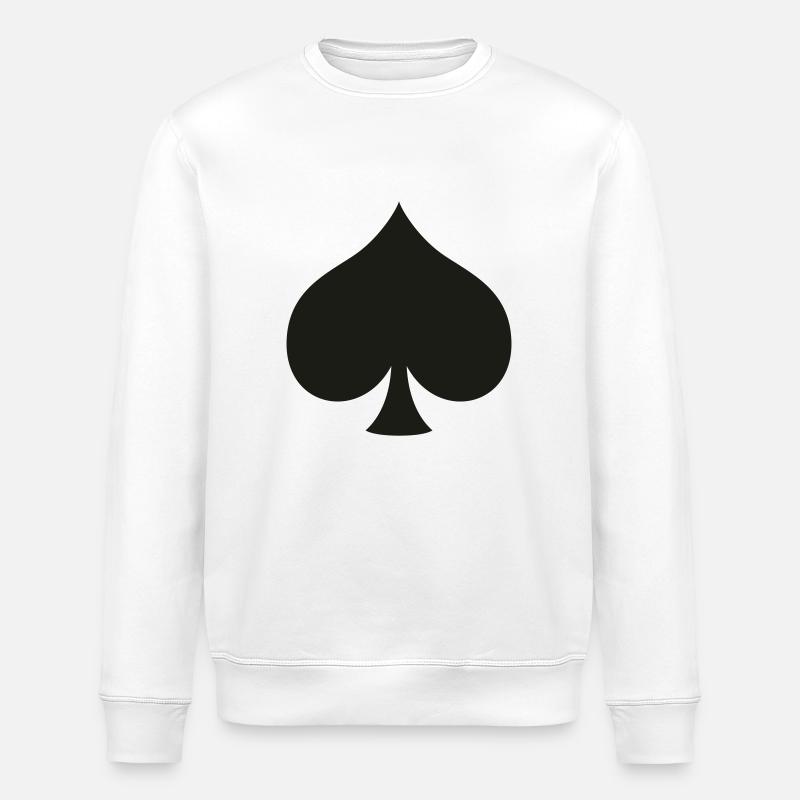 Bêche - Sweat bio ROLLER Stanley/Stella Unisexe - blanc