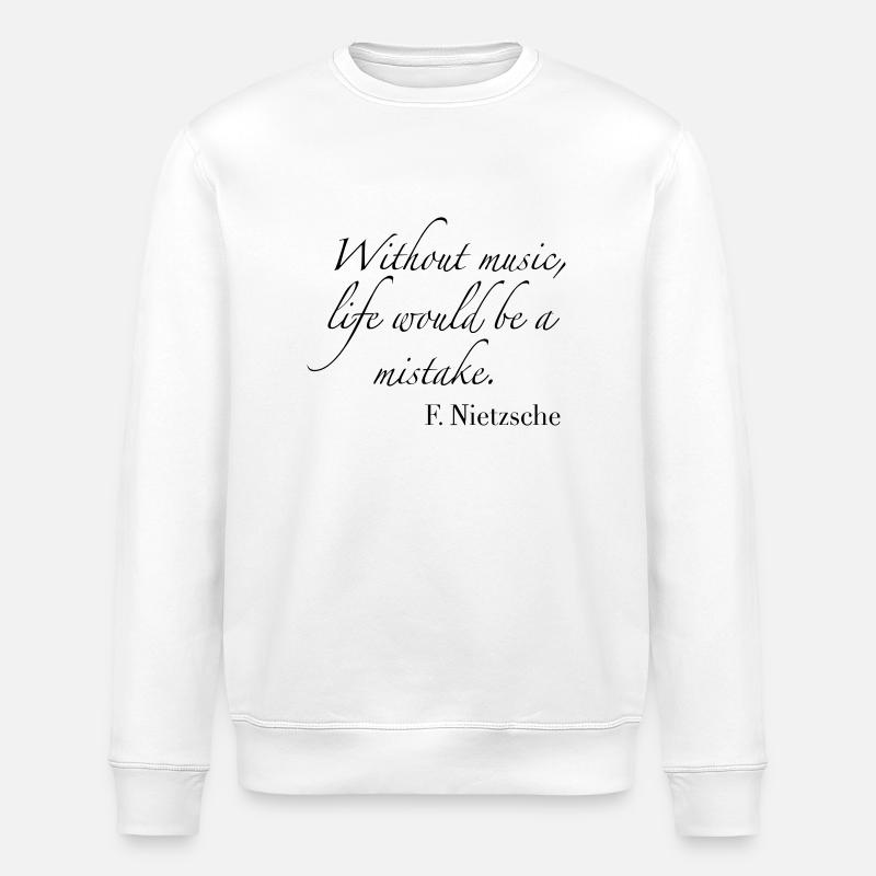 Musik - Stanley/Stella Unisex Bio-Sweatshirt ROLLER - Weiß