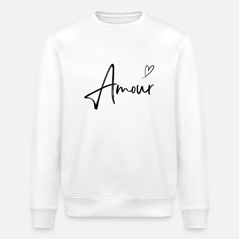 Amour - Sweat bio ROLLER Stanley/Stella Unisexe - blanc