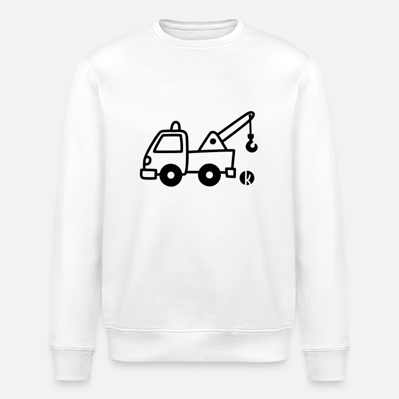 Abschlepper - Stanley/Stella Unisex Bio-Sweatshirt ROLLER - Weiß
