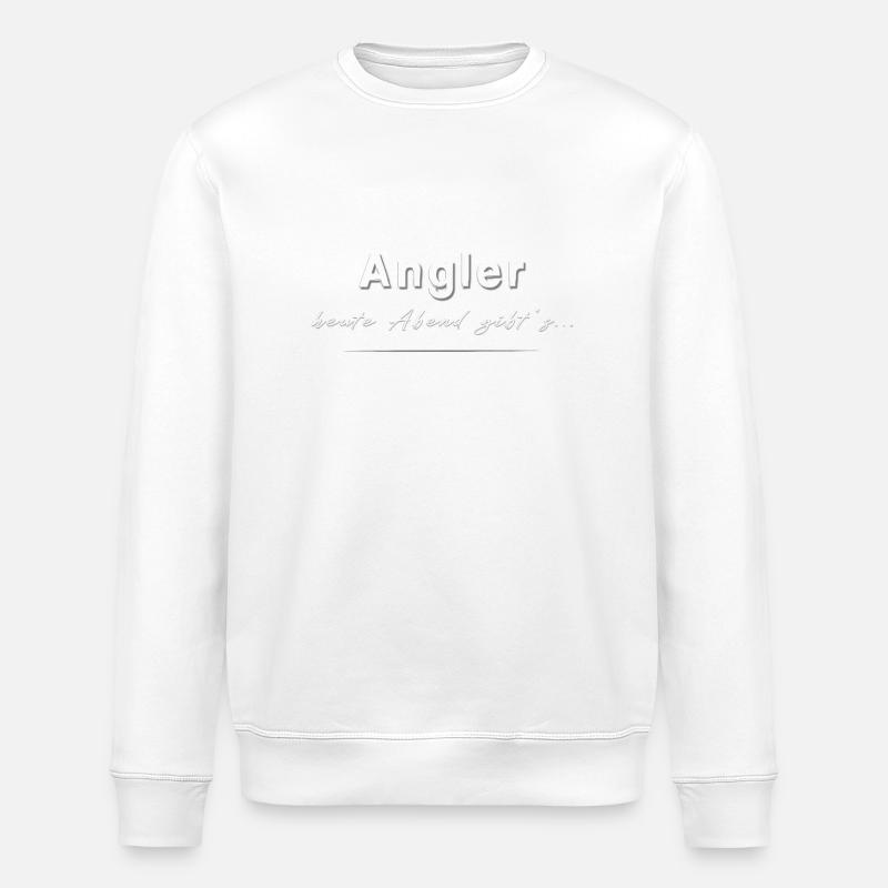 Pêcheurs à la ligne - Sweat bio ROLLER Stanley/Stella Unisexe - blanc