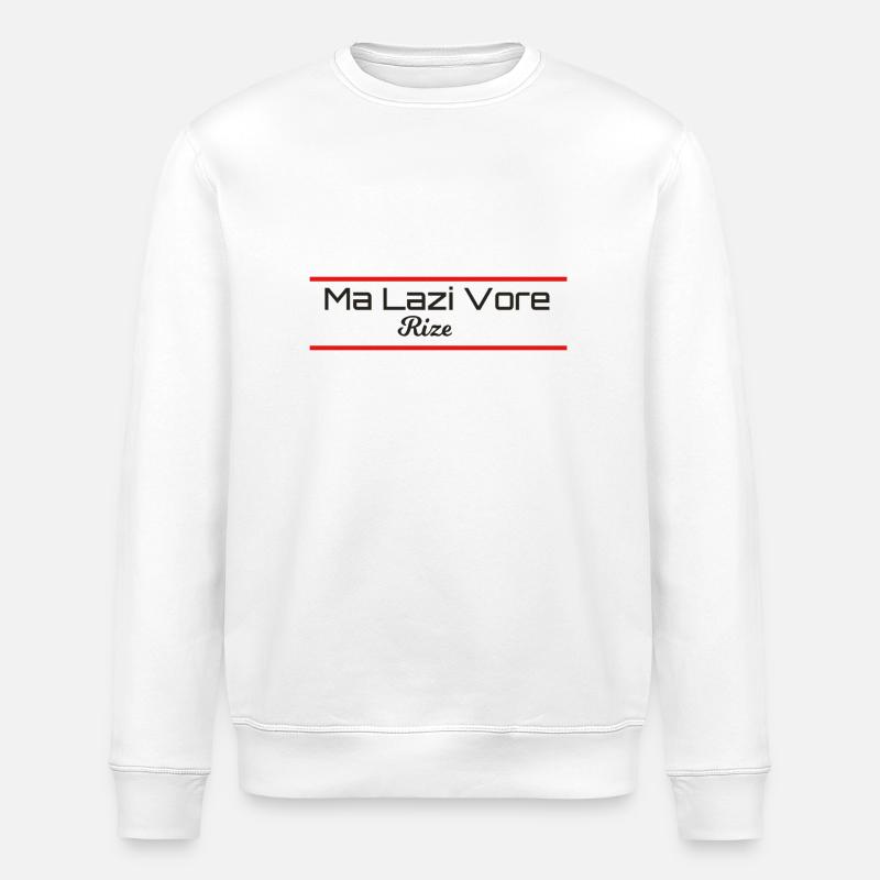 Rize Lazca Lazisch - Stanley/Stella Unisex Bio-Sweatshirt ROLLER - Weiß