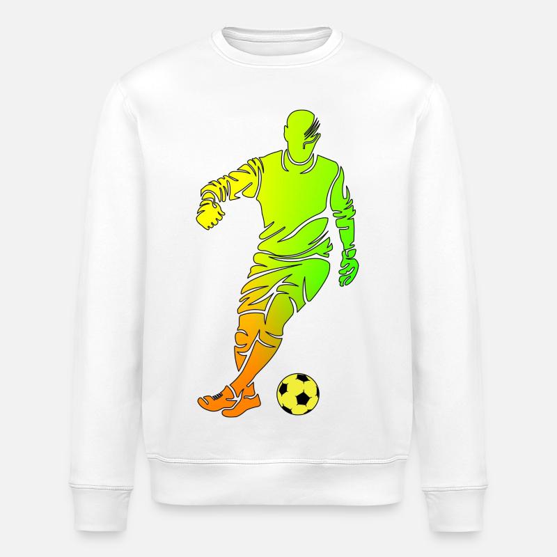 Fußball - Stanley/Stella Unisex Bio-Sweatshirt ROLLER - Weiß