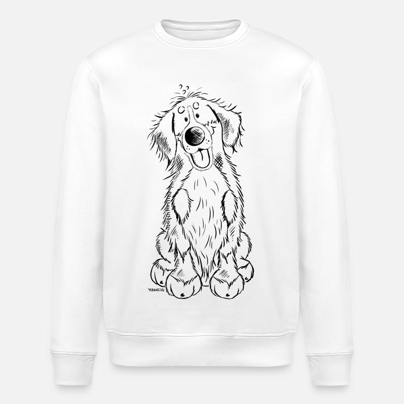 Bouvier Bernois - Sweat bio ROLLER Stanley/Stella Unisexe - blanc