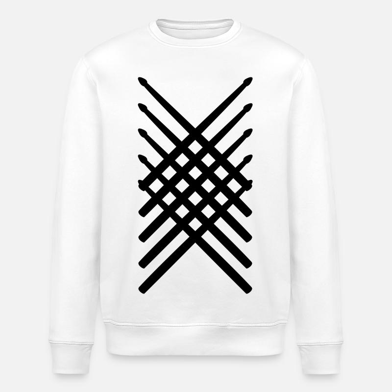 Pilons - Sweat bio ROLLER Stanley/Stella Unisexe - blanc