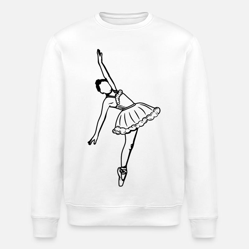 Ballettmädchen - Stanley/Stella Unisex Bio-Sweatshirt ROLLER - Weiß