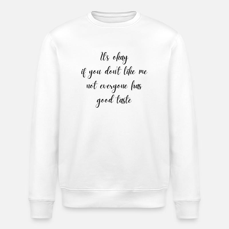 Schmeckt okay - Stanley/Stella Unisex Bio-Sweatshirt ROLLER - Weiß