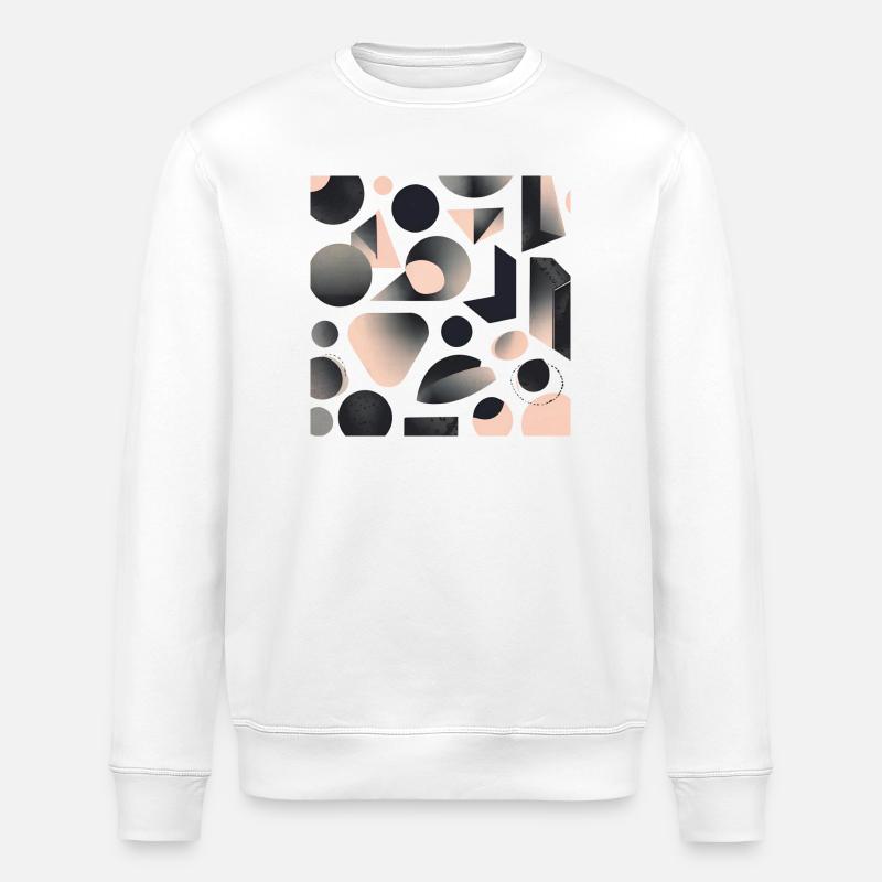 Dream Patterns 22 - Stanley/Stella ROLLER Unisex Organic Sweatshirt - white