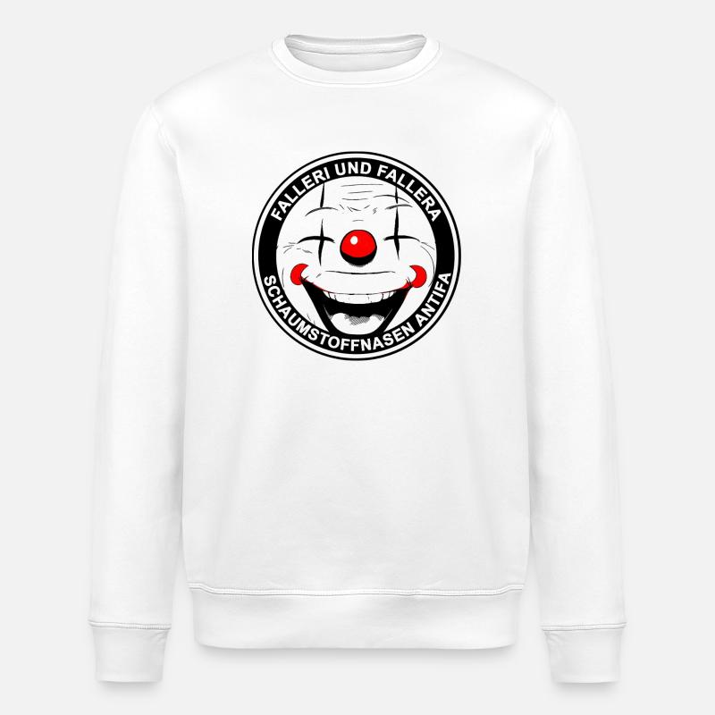 Clown Fun Falleri - Sweat bio ROLLER Stanley/Stella Unisexe - blanc