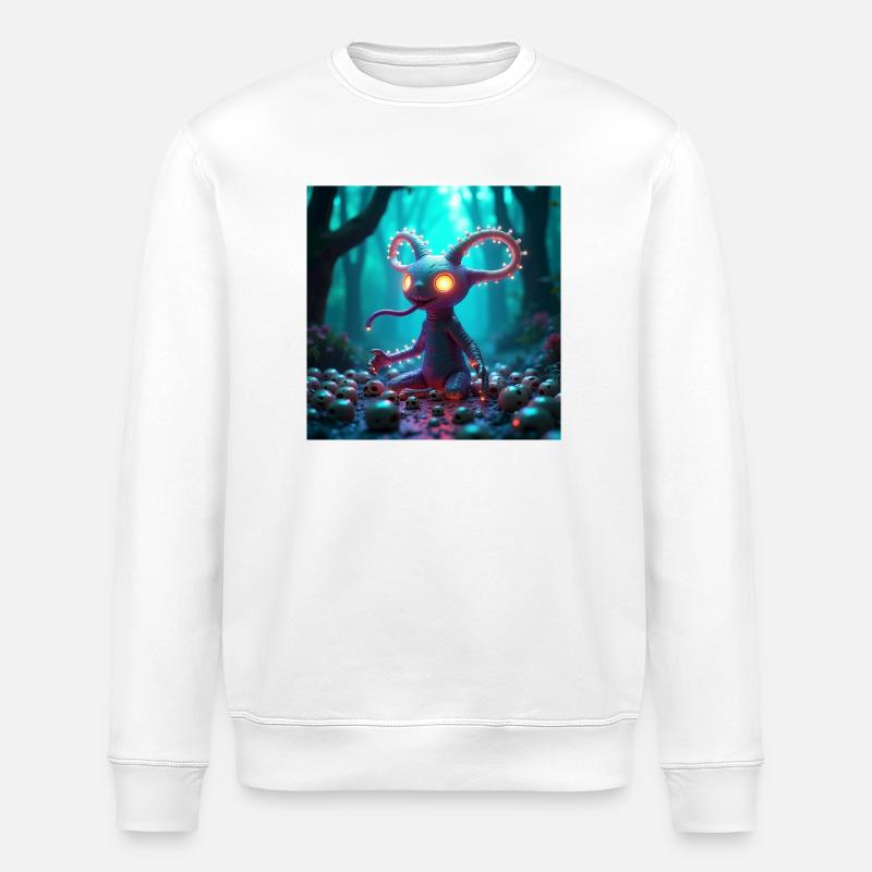 Alien - Stanley/Stella Unisex Bio-Sweatshirt ROLLER - Weiß